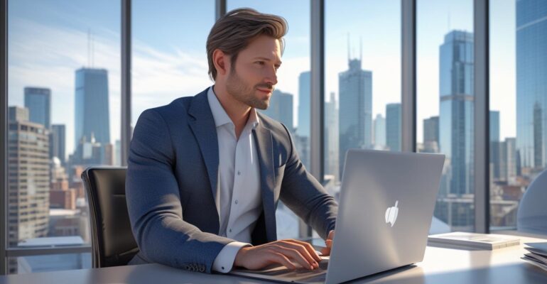 person working in Toronto